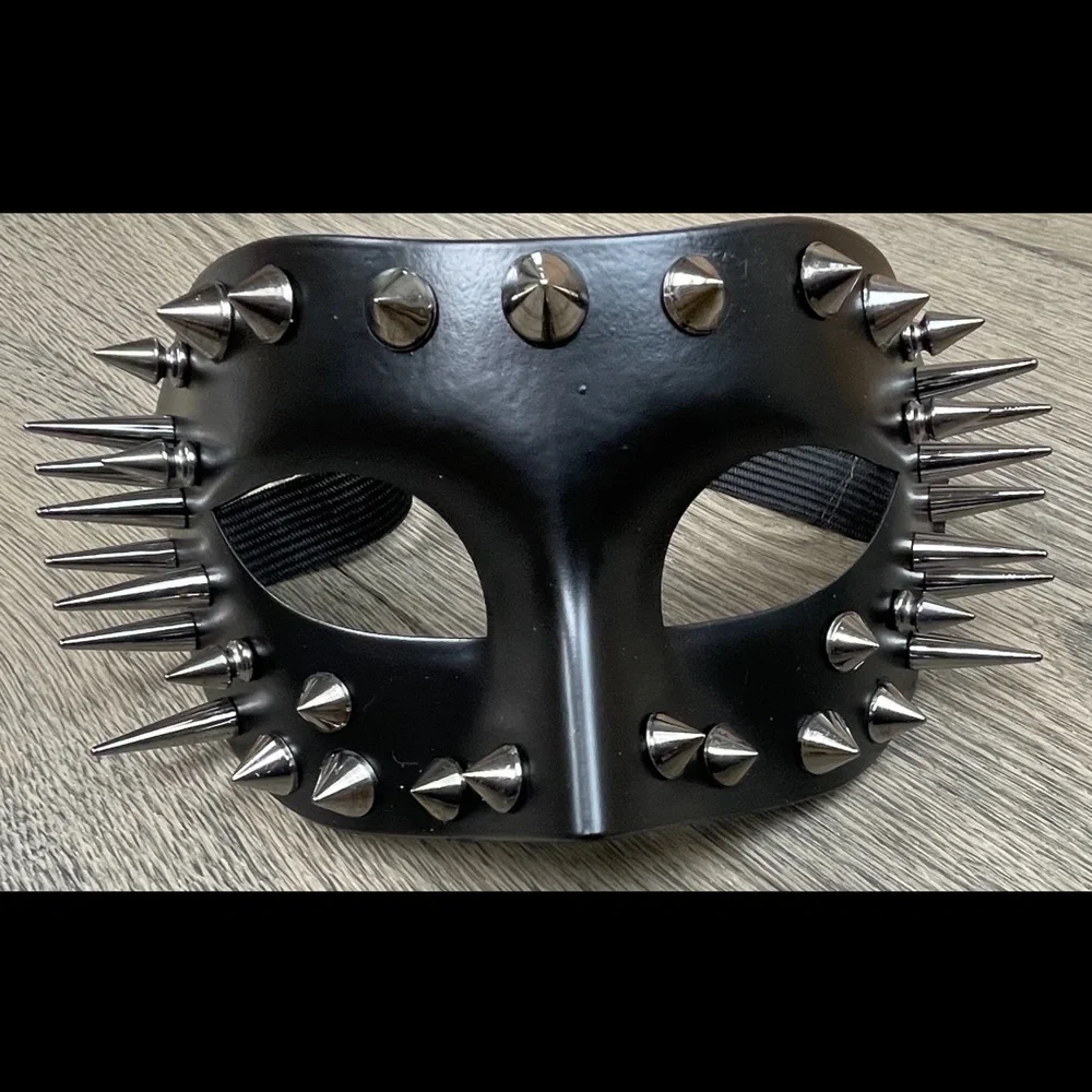 Unisex Steampunk Fantasy Aesthetic Masquerade Party Custom Spike Mask NWT!